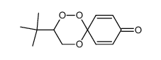 3-(tert-butyl)-1,2,5-trioxaspiro[5.5]undeca-7,10-dien-9-one Structure