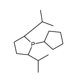 1,1'-双[(2S,5S)-2,5-二异丙基-1-亚磷基]二茂铁结构式