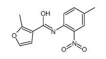 3-Furancarboxamide,2-methyl-N-(4-methyl-2-nitrophenyl)-(9CI) Structure