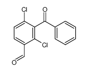3-benzoyl-2,4-dichlorobenzaldehyde Structure