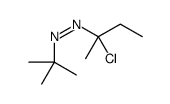 tert-butyl(2-chlorobutan-2-yl)diazene Structure