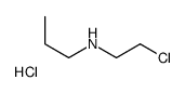 N-(2-chloroethyl)propan-1-amine,hydrochloride结构式
