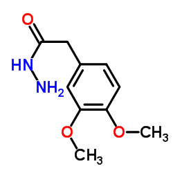 3,4-二甲氧基苯乙酰肼结构式