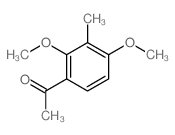 1-(2,4-二甲氧基-3-甲基苯基)乙酮结构式