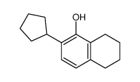 2-cyclopentyl-5,6,7,8-tetrahydro-1-naphthol Structure