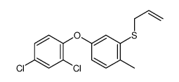 2,4-dichloro-1-(4-methyl-3-prop-2-enylsulfanylphenoxy)benzene Structure