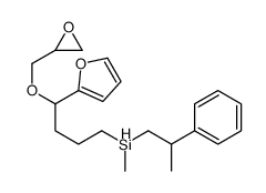 [4-(furan-2-yl)-4-(oxiran-2-ylmethoxy)butyl]-methyl-(2-phenylpropyl)silane Structure