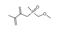 2-(Methoxymethyl-methyl-phosphinoylmethyl)-3-methyl-buta-1,3-diene Structure