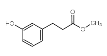 3-(3-羟苯基)丙酸甲酯结构式