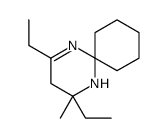 2,4-diethyl-2-methyl-1,5-diazaspiro[5.5]undec-4-ene Structure