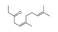 6,10-dimethylundeca-5,9-dien-3-one Structure