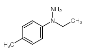1-乙基-1-(4-苯甲基)肼结构式