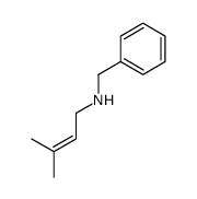 N-benzyl-3-methylbut-2-en-1-amine Structure