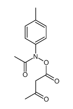 (N-acetyl-4-methylanilino) 3-oxobutanoate结构式