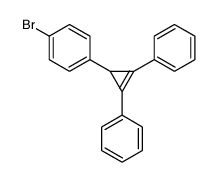 1-bromo-4-(2,3-diphenylcycloprop-2-en-1-yl)benzene Structure