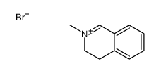 2-methyl-3,4-dihydroisoquinolin-2-ium,bromide结构式