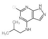 1H-Pyrazolo[3,4-d]pyrimidin-4-amine,6-chloro-N-(2-methylpropyl)- Structure