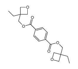 bis[(3-ethyloxetan-3-yl)methyl] benzene-1,4-dicarboxylate Structure