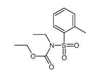 N-Ethyl-N-(o-tolylsulfonyl)carbamic acid ethyl ester结构式