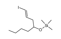 1-Iodo-4-trimethylsiloxy-trans-1-octene Structure