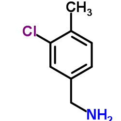 3-氯-4-甲基苄胺结构式