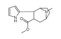 methyl 8-methyl-4-(1H-pyrrol-2-yl)-8-azabicyclo[3.2.1]octane-3-carboxylate结构式