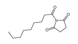 1-nonanoylpyrrolidine-2,5-dione Structure