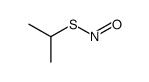 S-nitroso-2-propanethiol Structure