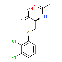 N-acetyl-S-(2,3-dichlorophenyl)cysteine结构式