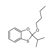 2-butoxy-2-isopropylbenzo[d][1,3]oxathiole结构式