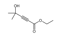 ethyl 4-hydroxy-4-methylpent-2-ynoate结构式