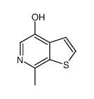 Thieno[2,3-c]pyridin-4-ol, 7-methyl- (9CI) Structure