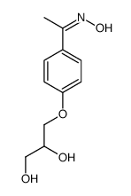 4'-(2,3-Dihydroxypropoxy)acetophenone oxime structure