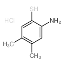 4, 5-Dimethyl-2-aminobenzenethiol hydrochloride Structure
