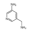 5-氨基-(9ci)-3-吡啶甲胺结构式