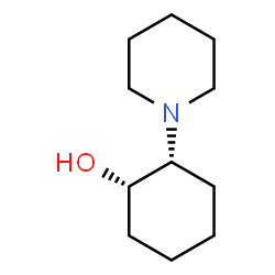 cis-2-piperidinocyclohexan-1-ol Structure