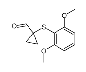 1-((2,6-dimethoxyphenyl)thio)cyclopropane-1-carboxaldehyde结构式