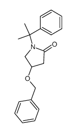4-(benzyloxy)-1-(2-phenylpropan-2-yl)pyrrolidin-2-one结构式