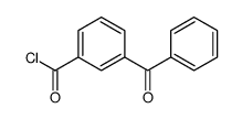 3-benzoylbenzoyl chloride Structure