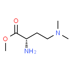 Butanoic acid, 2-amino-4-(dimethylamino)-, methyl ester, (2S)- (9CI) structure