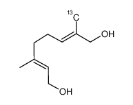 [4-13C]-10-hydroxygeraniol结构式