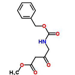 3-氧代-4-(Cbz-氨基)丁酸甲酯结构式