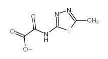 [(5-甲基-1,3,4-噻二唑-2-基)氨基]-(氧代)乙酸结构式