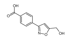 4-[5-(羟基甲基)-3-异噁唑]苯甲酸结构式