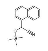 α-[(trimethylsilyl)oxy]-α-(1-naphthyl)acetonitrile Structure