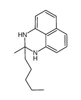 2-methyl-2-pentyl-1,3-dihydroperimidine Structure