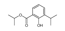 2-hydroxy-3-isopropyl-benzoic acid isopropyl ester Structure