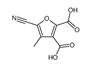 5-cyano-4-methyl-furan-2,3-dicarboxylic acid Structure