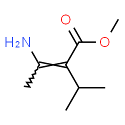 2-Butenoic acid,3-amino-2-(1-methylethyl)-,methyl ester Structure