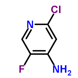 2-Chloro-5-fluoro-4-pyridinamine Structure